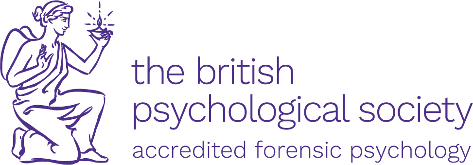 MSc Forensic Psychology BPS accreditation logo..