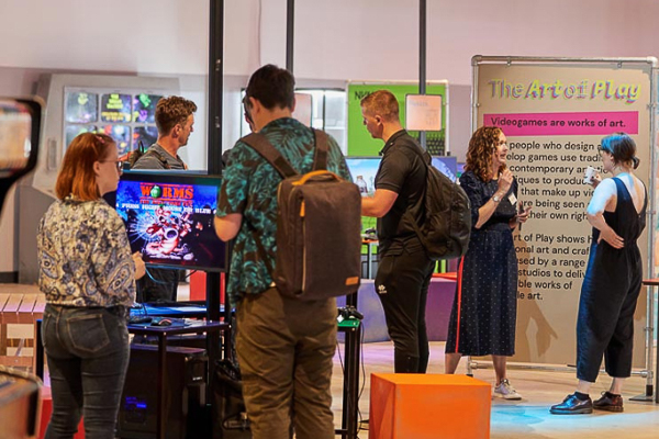 Attendees at the Why Video Games Matter symposium.