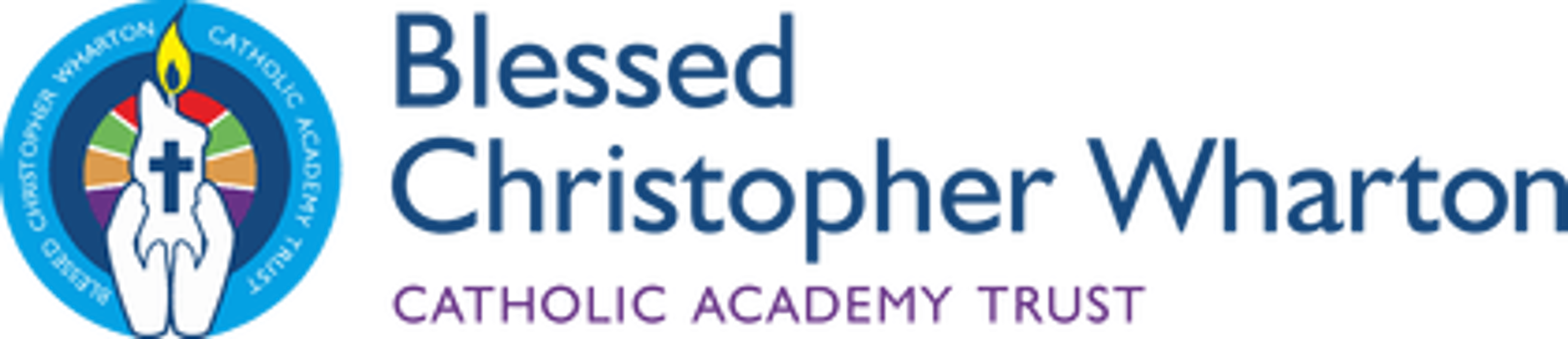 Logo of Blessed Christopher Wharton Catholic Academy Trust.