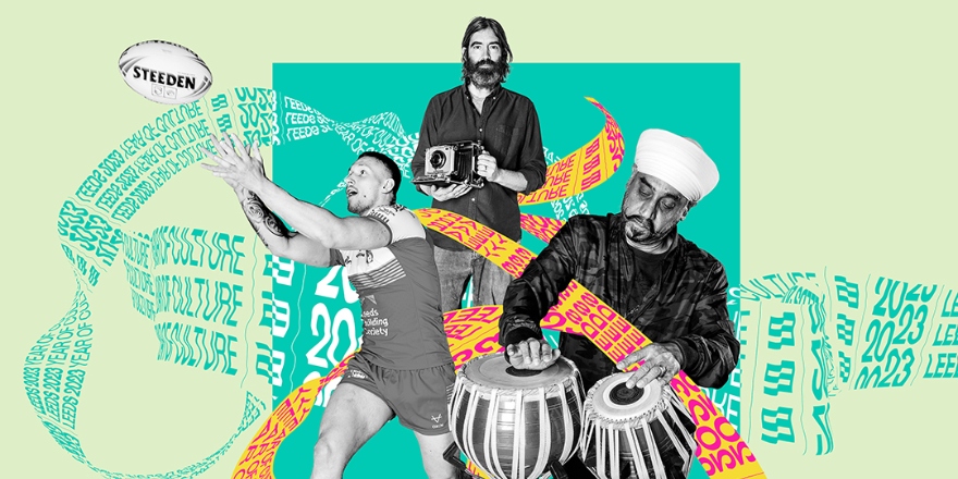 Rugby player, photographer and musician among LEEDS 2023 Year of Culture branding.