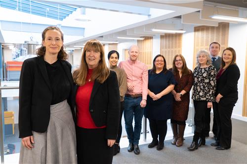 Claire Newhouse, Professor Margaret House and CAWBLS team.