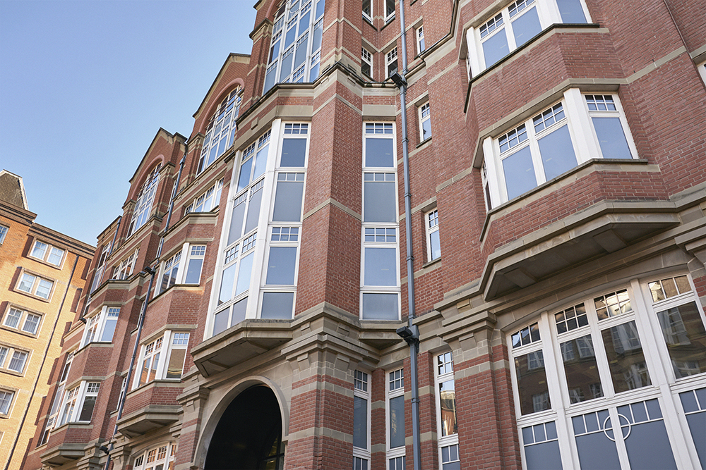 Outside Leeds City Campus in Trevelyan Square, Leeds.