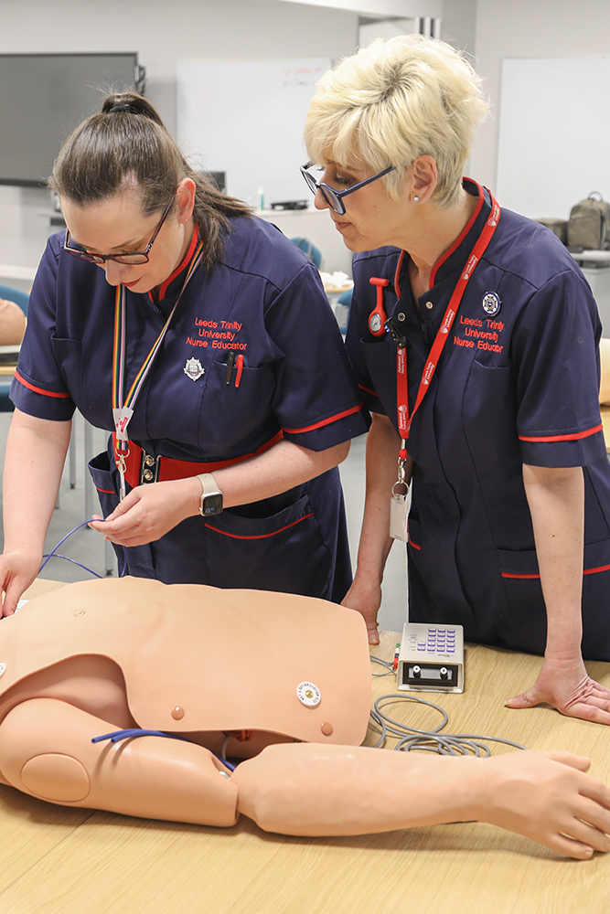 Abi Lancaster works in nursing suite.