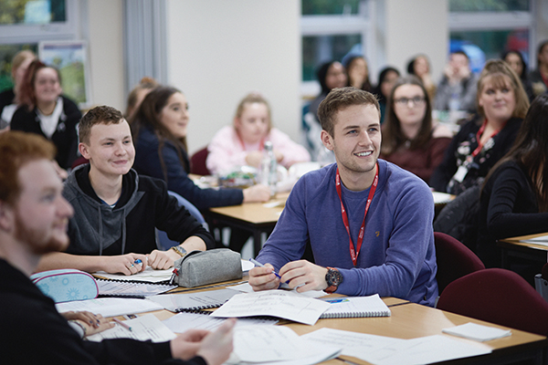 PGCE students in seminar.